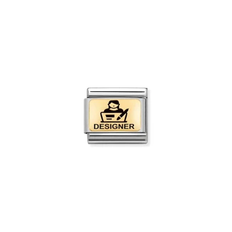 Composable Classic PLACAS (IC) en acero y oro 750 Designer