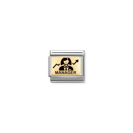 Composable Classic PLACAS (IC) en acero y oro 750 Directora