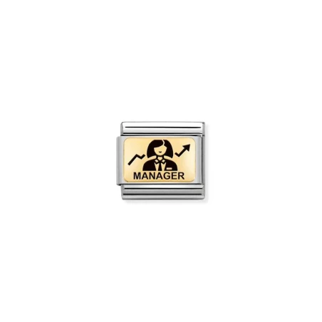 Composable Classic PLACAS (IC) en acero y oro 750 Directora