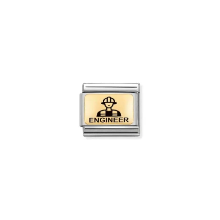 Composable Classic PLACAS (IC) en acero y oro 750 Ingeniero