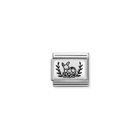 Composable Classic PLACAS (IC) en acero y plata 925 Gamo FLORES