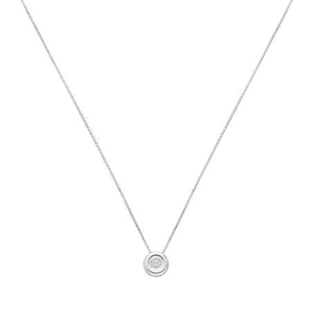 Gargantilla Itemporality Mujer Oro Blanco y Diamantes GNL-101-002-UU