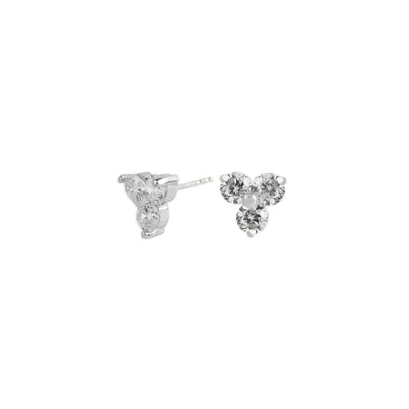 Pendientes Itemporality Mujer Trébol Oro Blanco y Diamantes GEA-101-029-UU