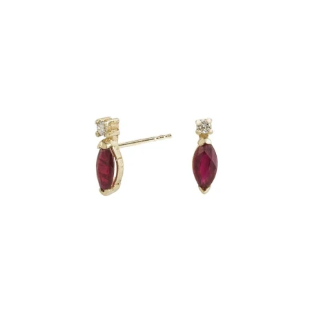 Pendientes Itemporality Victoria Mujer Oro, Diamante y Rubí GEA-205-000-UU