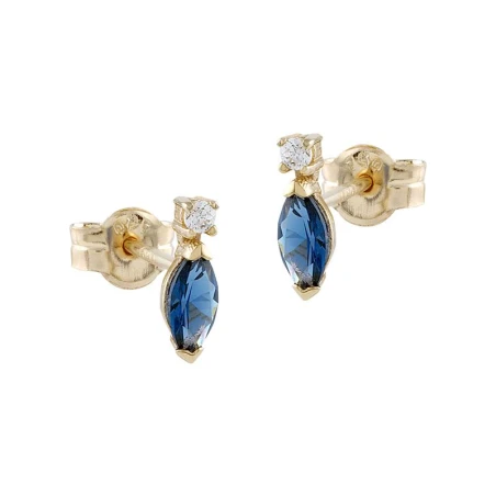 Pendientes Itemporality Lux Victoria Mujer Oro, Diamante y Zafiro GEA-207-000-UU