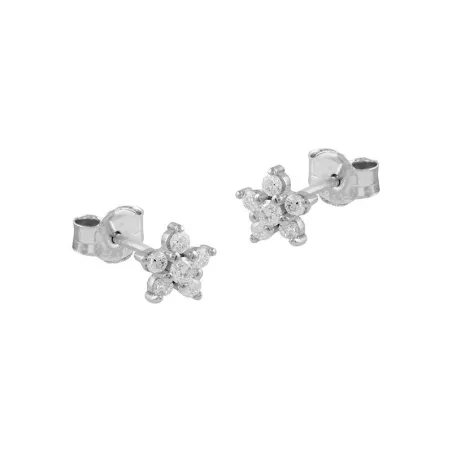 Pendientes Itemporality Mujer Estrella Oro Blanco y Diamantes GEA-101-030-UU