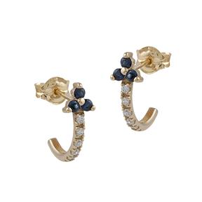 Pendientes Itemporality Mujer Oro, Diamantes y Zafiros GEA-207-002-UU