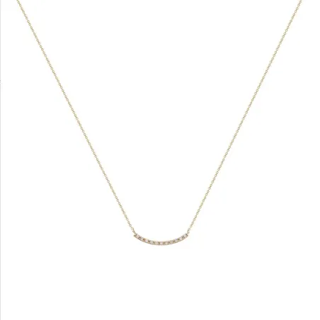 Gargantilla Itemporality Lux Mujer Arco Oro Amarillo y Diamantes GNL-201-012-UU