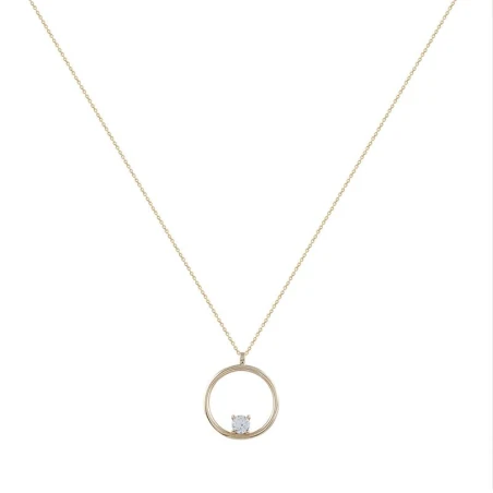 Gargantilla Itemporality Lux Mujer Círculo Oro Amarillo y Diamantes GNL-201-014-UU