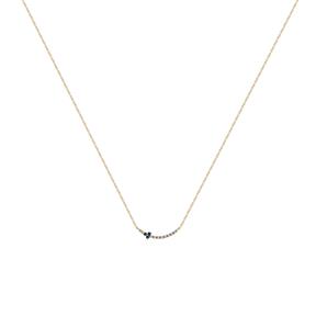 Gargantilla Itemporality Lux Mujer Arco Oro Amarillo, Diamantes y Zafiros GNL-207-002-UU