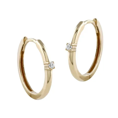 Pedientes Itemporality Lux Mujer Aro Oro y Diamante GEA-201-016-UU