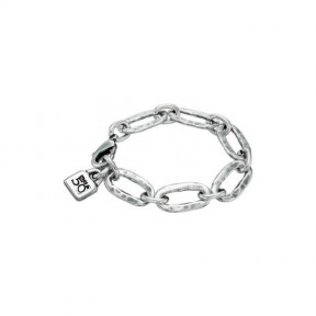 PULSERA OVAL ALARGADO METAL  Eslabomba