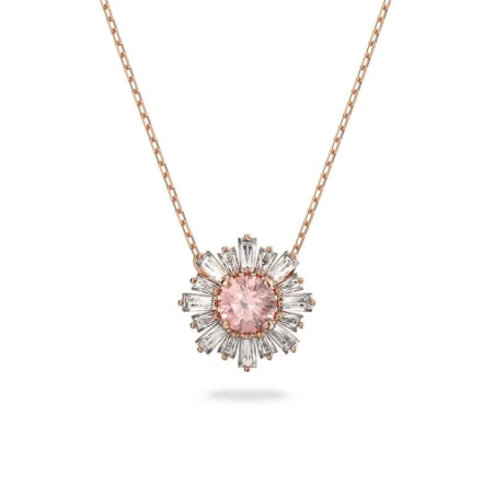 Gargantilla Swarovski Sunshine Mujer Baño Rosado y Cristales Blancos y Rosa 5642961