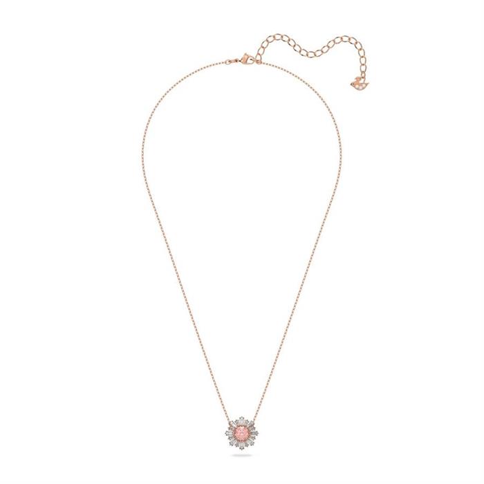 Gargantilla Swarovski Sunshine Mujer Baño Rosado y Cristales Blancos y Rosa 5642961