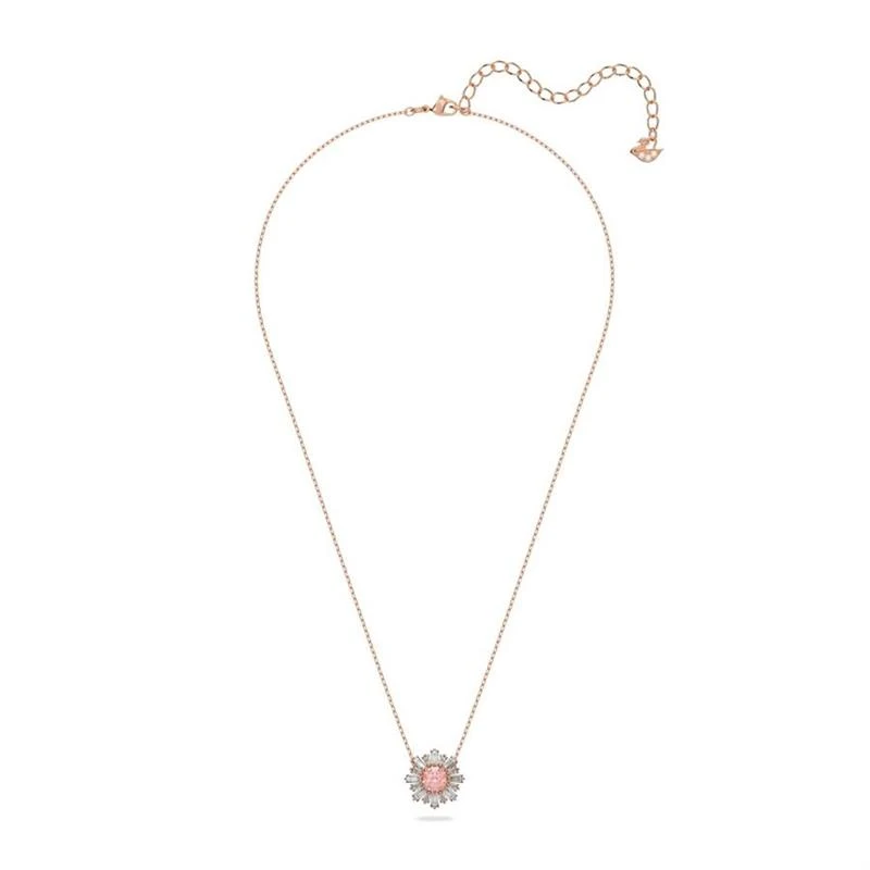 Gargantilla Swarovski Sunshine Mujer Baño Rosado y Cristales Blancos y Rosa 5642961