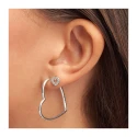 Pendientes Pandora Corazones de Amor Asimétricos 297822