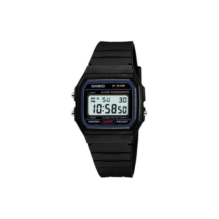 Reloj Casio Vintage Digital Hombre Negro F-91W-1YER