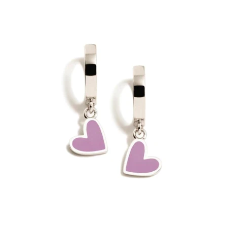 Pendientes Agatha Ruiz de la Prada Corazón Lavanders Dreams New SuperAgatha 020HOP