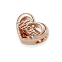 Charm Pandora Rose Corazón Gracias Mamá 781451C00