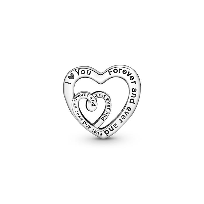 Charm Pandora Corazones Infinitos Entrelazados 790800C00