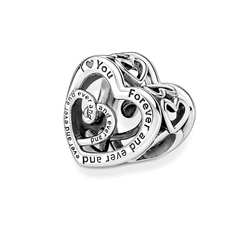 Charm Pandora Corazones Infinitos Entrelazados 790800C00