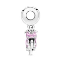 Charm Colgante Pandora Moto Scooter Rosa 791057C01