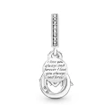 Charm Pandora Colgante Doble Mamá Infinito en Pavé 791468C01