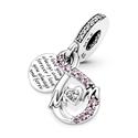 Charm Pandora Colgante Doble Mamá Infinito en Pavé 791468C01