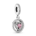 Charm Colgante Pandora Doble Halo Brillante 791476C01