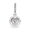 Charm Colgante Pandora Doble Halo Brillante 791476C01