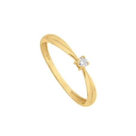 Anillo Itemporality Lux Oro Amarillo 18Kt y Diamante GRN-201-003