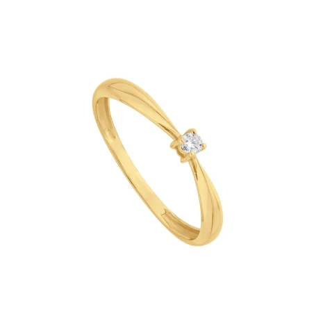 Anillo Itemporality Lux Oro Amarillo 18Kt y Diamante GRN-201-003