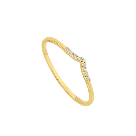 Anillo Itemporality Lux Oro Amarillo 18Kts y Diamantes GRN-201-037