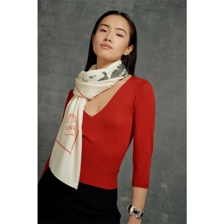 Foulard poliéstier satinado 120 x 120 cm UNOde50