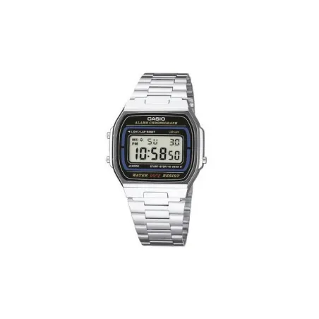 Reloj Casio Digital Unisex Acero Plateado A164WA-1VES