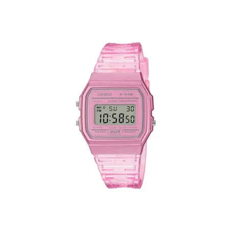 Reloj Casio Vintage Digital Mujer Rosa F-91WS-4EF