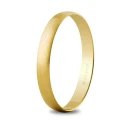 Alianza boda oro 3mm satinada 50302S