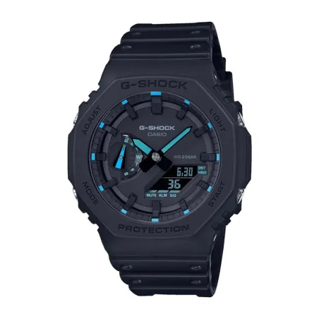 Reloj G-Shock Hombre Negro Analógico y Digital GA-2100-1A2ER