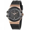 Reloj Maserati 42mm caucho negro