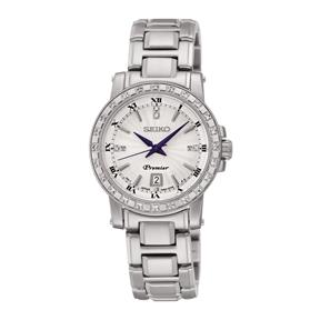 Reloj Seiko Premier Mujer Plateado Analógico SXDG57P1