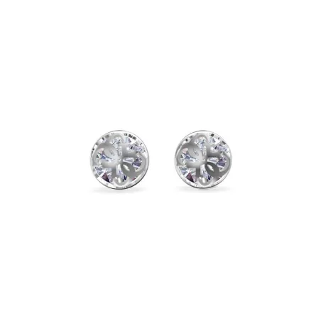Pendientes Guess Aretes "4g Logo Boule" Mujer Acero y Circonita JUBE01393JWRHT-U