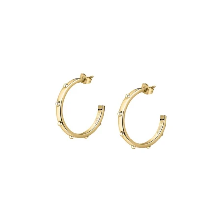 Pendientes Morellato Mujer Aro Acero Inoxidable Baño Oro SAUP09