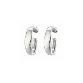 PENDIENTE ARO IRREGULAR METAL  Open your mind