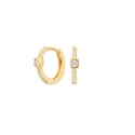 Pendientes Cuadrado oro SEA-201-005-UU
