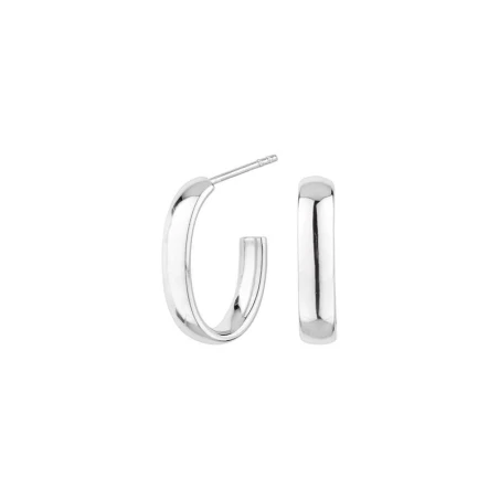 Pendientes Itemporality New York Oval Plata SEA-100-152-01
