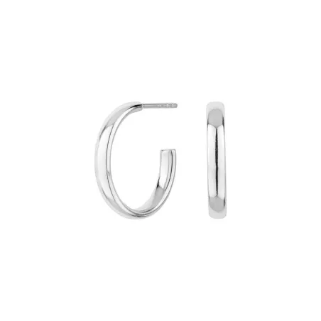 Pendientes Itemporality Melbourne Oval Plata SEA-100-153-02