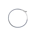 Pulsera Itemporality Cielo Mujer Plata y Circonitas Azules SBR-107-000-05