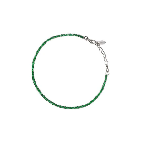 Pulsera Itemporality Esperanza Mujer Plata y Circonitas Verdes SBR-106-000-05