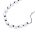 Pulsera Pandora Cordón Azul Perlas Cultivadas de Agua Dulce 591689C01