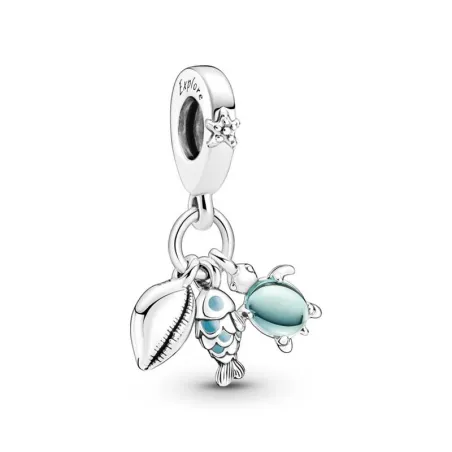Charm Colgante Pandora Pez, Tortuga Marina & Concha 791697C01